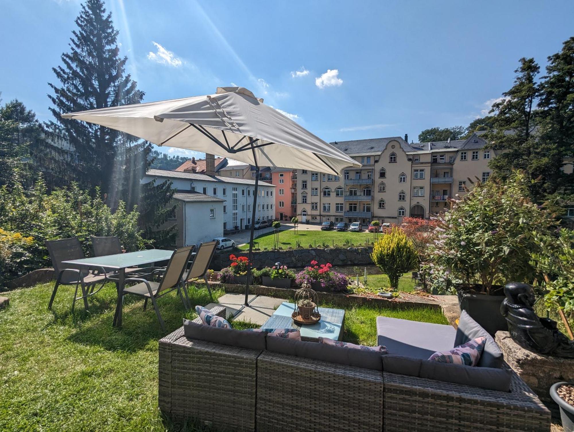 Uo2 - Urlaubsmagie - Garten, Whirlpool, Sauna Apartment Sebnitz Exterior foto