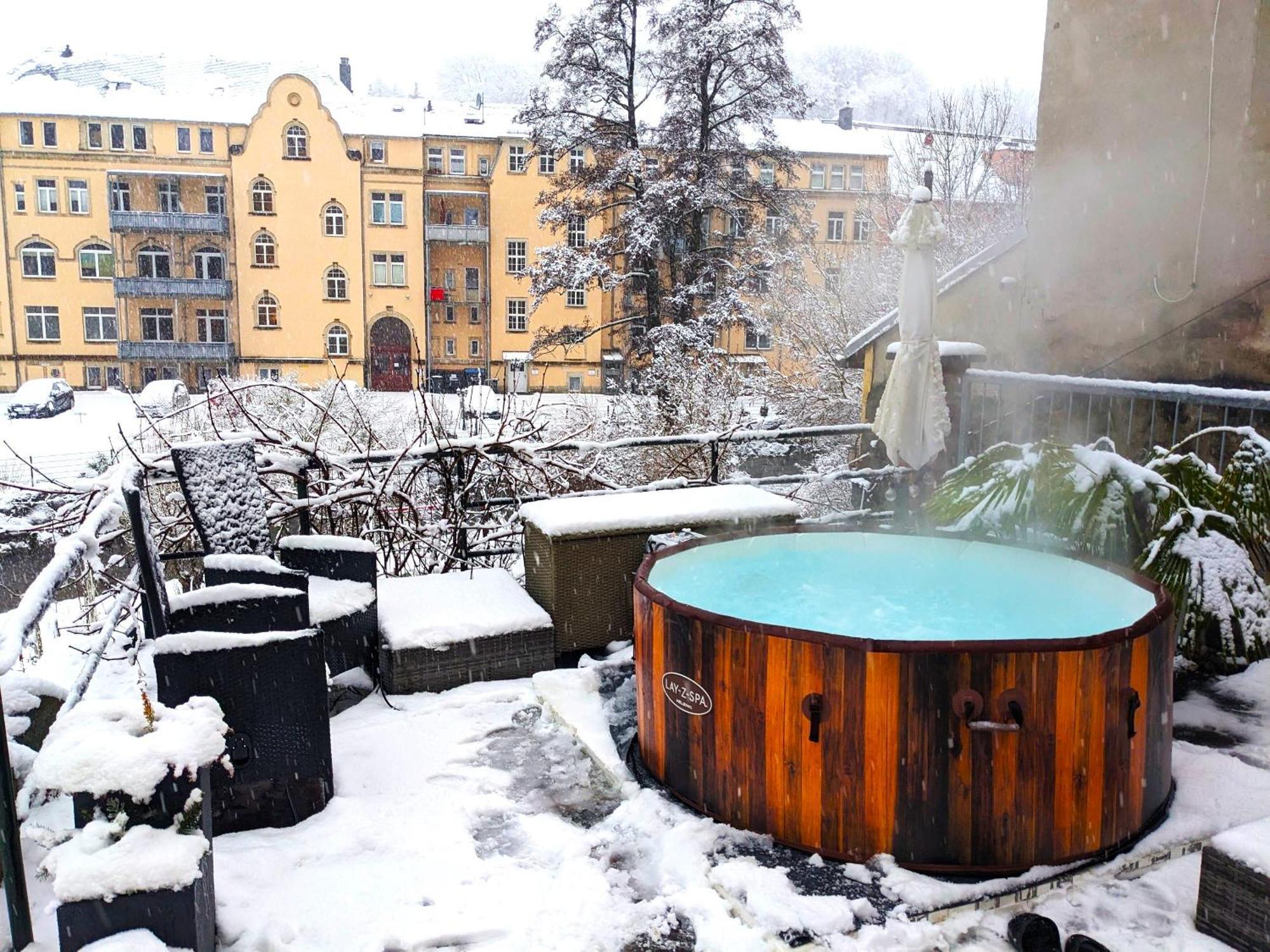 Uo2 - Urlaubsmagie - Garten, Whirlpool, Sauna Apartment Sebnitz Exterior foto