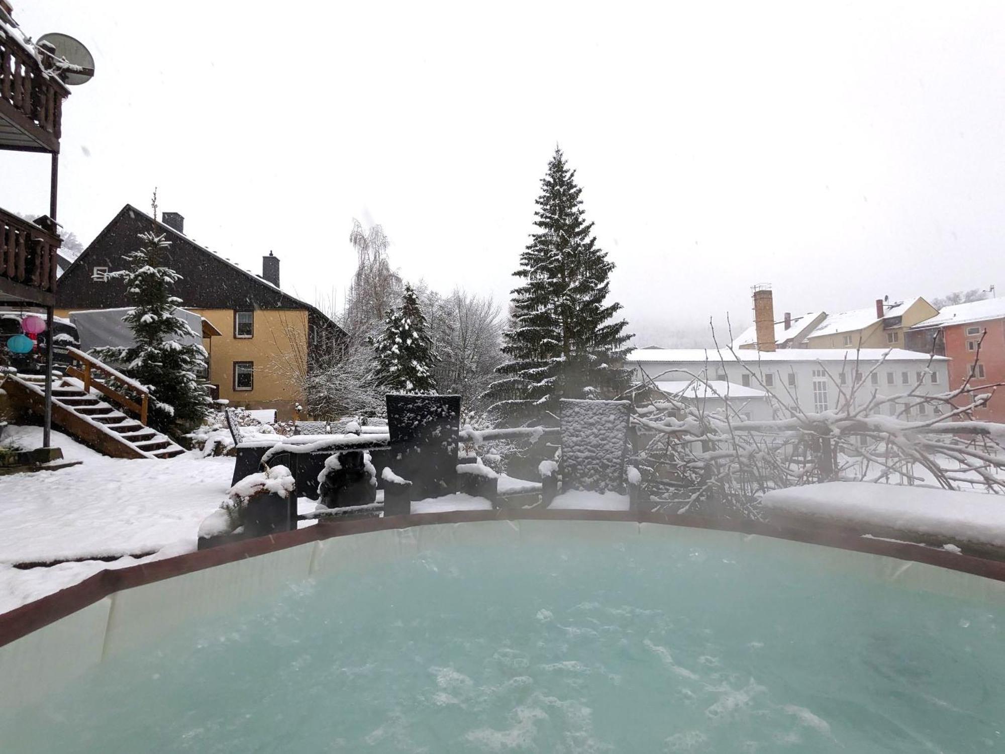 Uo2 - Urlaubsmagie - Garten, Whirlpool, Sauna Apartment Sebnitz Exterior foto
