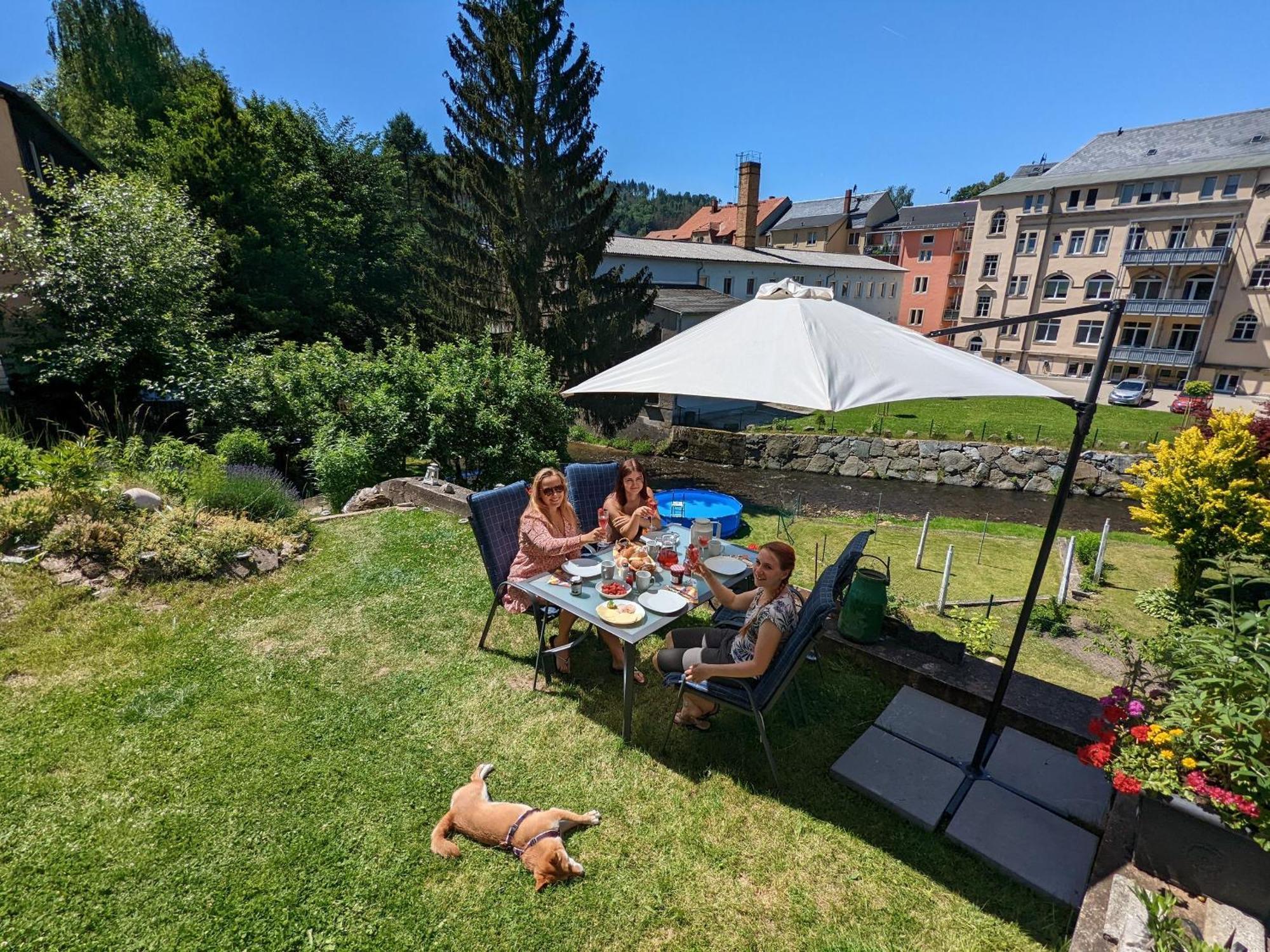 Uo2 - Urlaubsmagie - Garten, Whirlpool, Sauna Apartment Sebnitz Exterior foto